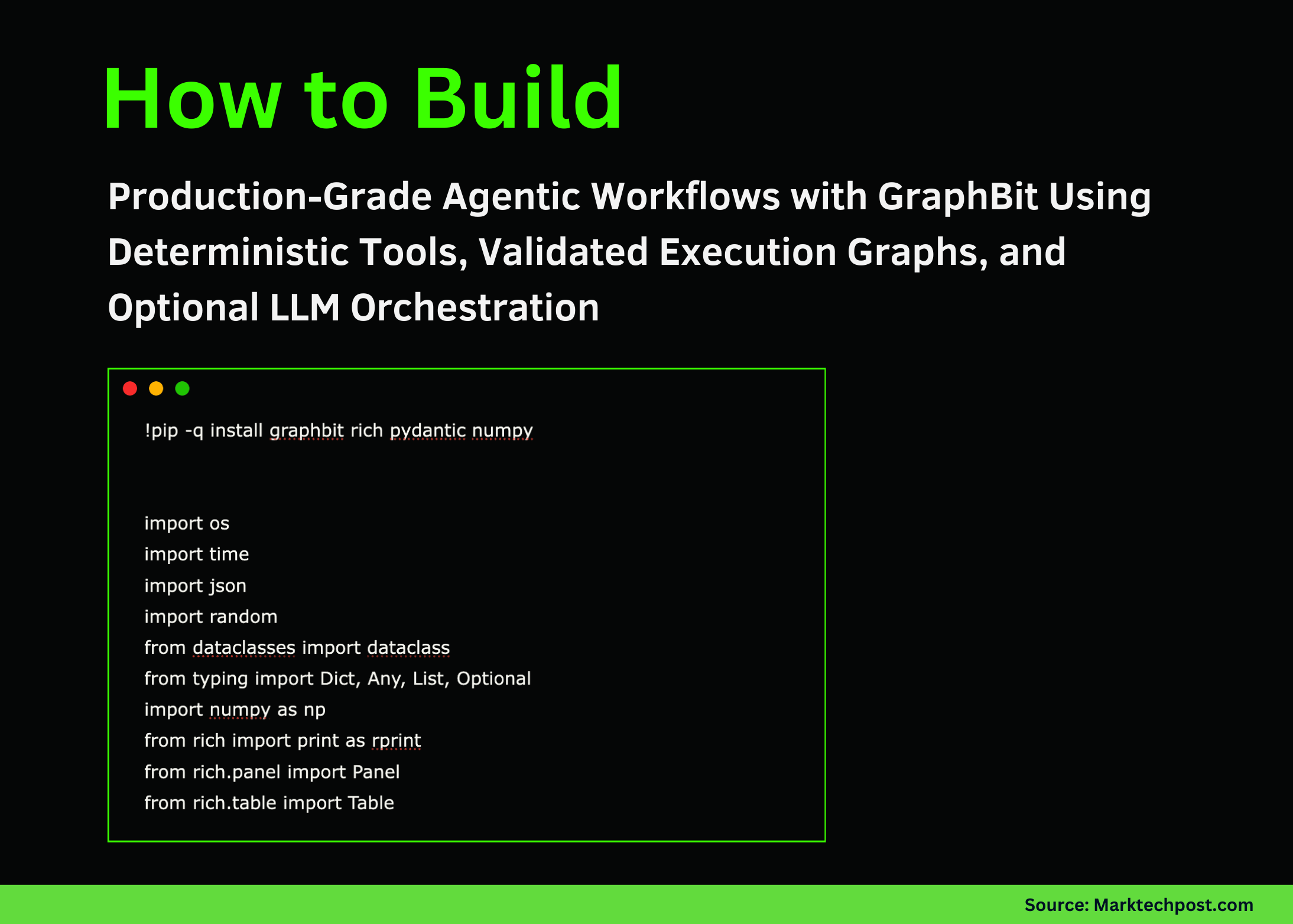 How to Build Production-Grade Agentic Workflows with GraphBit Using Deterministic Tools, Validated Execution Graphs, and Optional LLM Orchestration